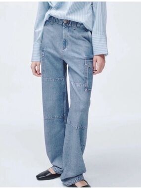 rag & bone Miramar Nora Sweatpant Wide-Leg Cargo Jeans